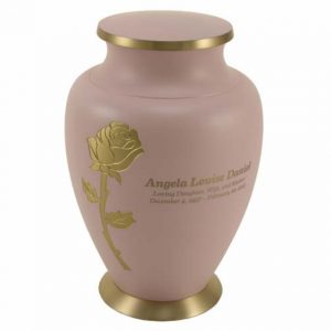 Aria Large Urn - Rose