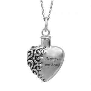 AUN4333 Always in My Heart Ash Pendant 925SS