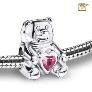 Pink Bear Bead