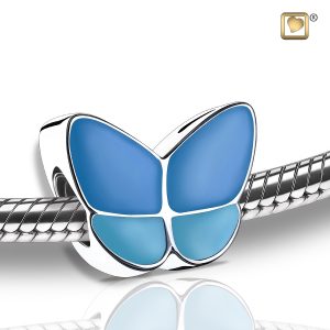Wings of Hope Blue Bead