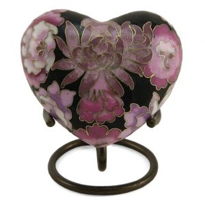 C115H Floral Blush Elite Heart Keepsake