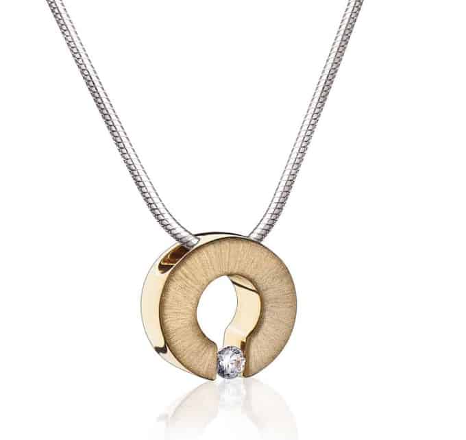 Omega Gold Memorial Pendant