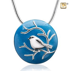 Blessing Birds Silver Pendant