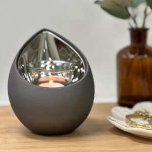 French Grey Drop Tealight
