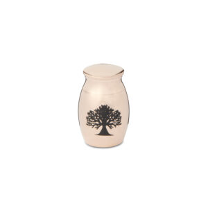 Tree of Life Rose Gold Thimble Urn