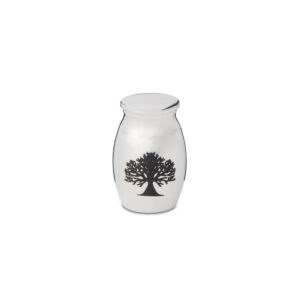 Tree of Life Silver Thimble Urn
