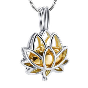 Gold Lotus Pendant