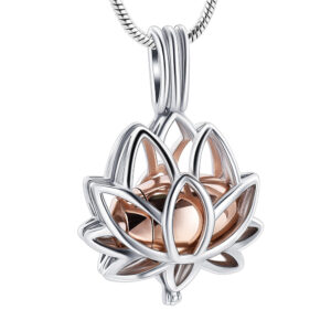 Rose Gold Lotus Pendant
