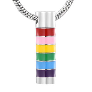 Rainbow Cylinder Pendant