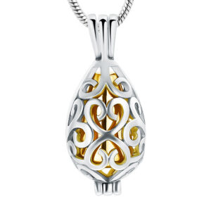 Gold Tear Drop Pendant
