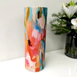 Painted Floral Extra Large Scattering Tube